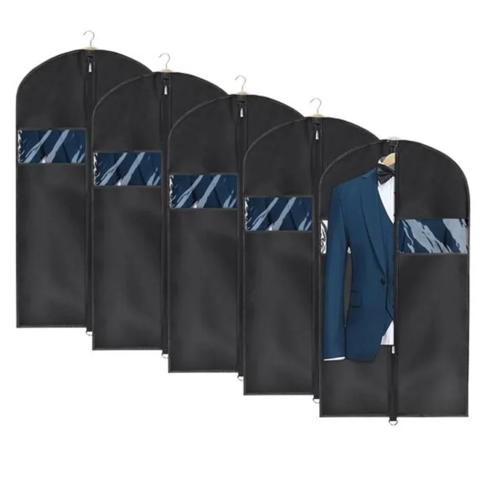 Garment Bag 43 Inch Suit Cover Travel Storage Oxford Fabric Set of 5